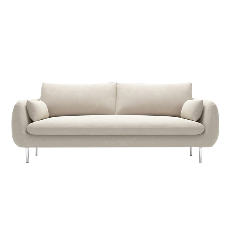 Modern Standard Cushions Sofa 25.5"W Square Arm Sofa with Bolster Pillows for Living Room Clearhalo 'furn' 'furn_sofas' 'Furniture' 'furniture_sofas' 'kitchen' 'kitchen_sofas' 'Living Room Furniture' 'Sofa' 'sofas' 1200x1200_2be781f6-7557-4327-b3e5-9c427dd8b7e9