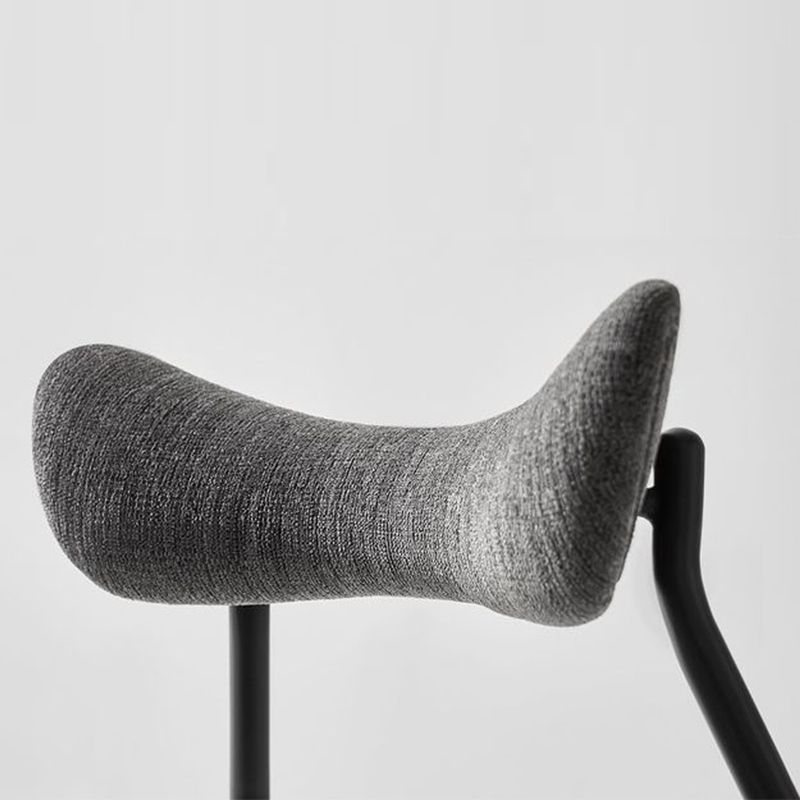 Designer Style Velvet Restaurant Dining Side Chair Open Back Dining Chair Clearhalo ' kitchen&dining_furn' 'Dining Chairs' 'Dining Tables & Seating' 'dining_chair' 'furn' 'furn_dining_chair' 'Furniture' 'furniture_dining_chair' 'Kitchen & Dining Furniture' 'kitchen' 1200x1200_2be8b793-836c-4e20-81b2-5024b940b5d3