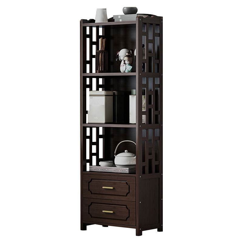 Stellatura in stile moderno bosco marrone con cassetto per soggiorno