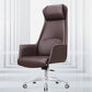 Executive Swivel Chair met Chrome Base Modern Computer Chair met wielen