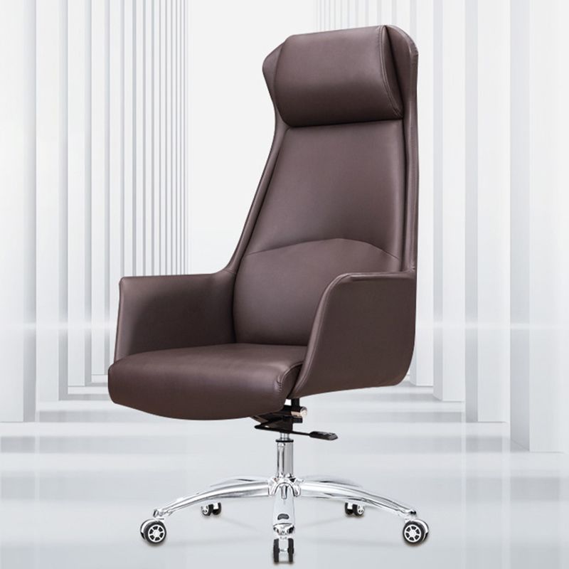 Executive Swivel Chair met Chrome Base Modern Computer Chair met wielen