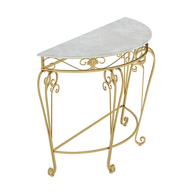 Tavolo di divano console in marmo moderno per la sala per la sala