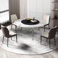 Contemporary Stone Dinner Table Round Dining Table for Dining Room Clearhalo 'Dining Tables & Seating' 'Dining Tables' 'dining_table' 'furn' 'furn_dining_table' 'Furniture' 'Kitchen & Dining Furniture' 1200x1200_2bf14026-a621-46fd-b5ea-8cccc76ced4f