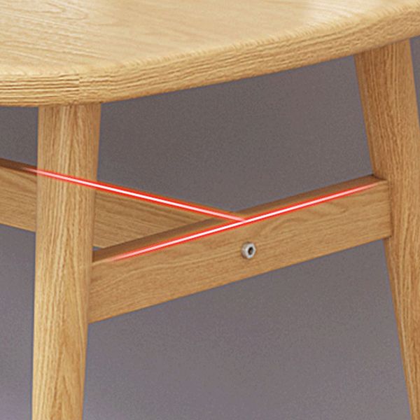 Contemporary Rectangular Wooden Dining Table with Trestle for 2-4 People Clearhalo 'Dining Tables & Seating' 'Dining Tables' 'dining_table' 'furn' 'furn_dining_table' 'Furniture' 'Kitchen & Dining Furniture' 1200x1200_2bf152c1-bc19-4b04-8591-434caad2dc5d