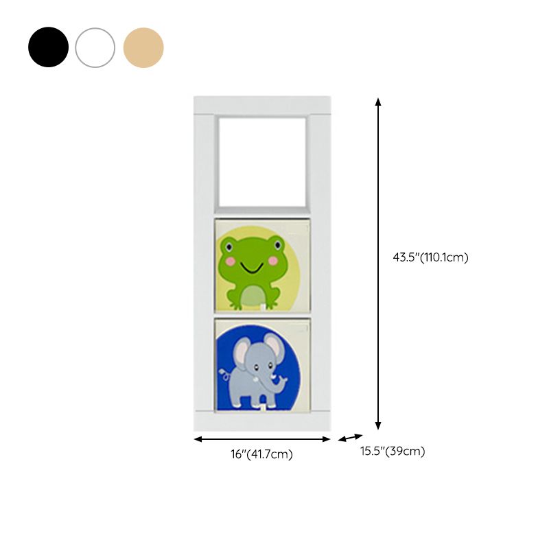 Engineered Wood Standard Bookshelf Modern Open Back Bookcase (Drawers not Included)
