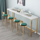 Contemporary Indoor Patio Bar Table Trestle Footrest Counter-height Pub Table Clearhalo 'Bar Furniture' 'Bar Tables' 'bar_tables' 'furn' 'furn_bar_tables' 'Furniture' 'furniture_bar_tables' 'Kitchen & Dining Furniture' 1200x1200_2bf45cf9-7013-45fd-ba65-b2284a4b16c6