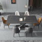 Contemporary Rectangle Dining Room Table Sintered Stone Table with Pedestal Base Clearhalo ' dining_table' 'Dining Tables & Seating' 'Dining Tables' 'furn' 'furn_dining_table' 'Furniture' 'furniture_dining_table' 'Kitchen & Dining Furniture' 'kitchen&dining_furn' 'kitchen' 'kitchen_dining_table' 1200x1200_2bf4d70e-a3d2-40e8-b948-17b744b1485a