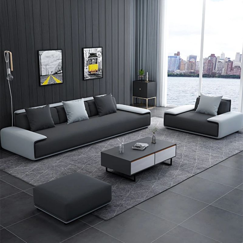 Divano senza braccio 35.43 "d x 27,55" H divano standard con cuscino per soggiorno