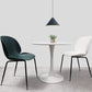 Metal Contemporary Round Dining Table Tulip Base Table for Dining Room and Kitchen Clearhalo ' dining_table' 'Dining Tables & Seating' 'Dining Tables' 'furn' 'furn_dining_table' 'Furniture' 'furniture_dining_table' 'Kitchen & Dining Furniture' 'kitchen&dining_furn' 'kitchen' 'kitchen_dining_table' 1200x1200_2bf5cfd5-b983-4c5f-946a-335f39bc32de