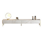 Glam Stone TV Stand White TV Media Stand with Drawers for Living Room Clearhalo 'furn' 'furn_tv_stands_entertainment_centers' 'Furniture' 'Living Room Furniture' 'TV Stands & Entertainment Centers' 'TV Stands & Media Storage Furniture' 'tv_stands_entertainment_centers' 1200x1200_2bf60b74-37e3-4a2f-b4ff-1b4331205ec8