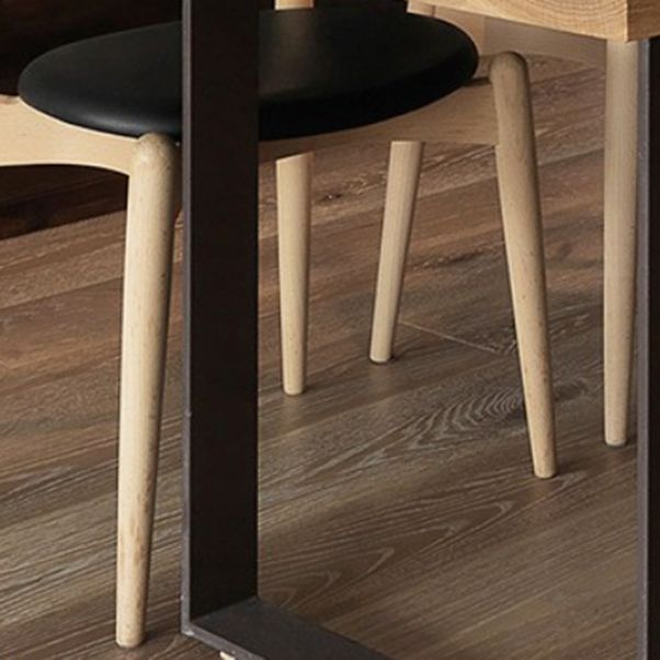 Set da pranzo moderno 1/7 pezzi tavolo da pranzo in legno di pino rettangolo