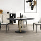 Modern Standard Round Shape Dining Table Sintered Stone Kitchen Dining Table with Pedestal Base Clearhalo ' dining_table' 'Dining Tables & Seating' 'Dining Tables' 'furn' 'furn_dining_table' 'Furniture' 'furniture_dining_table' 'Kitchen & Dining Furniture' 'kitchen&dining_furn' 'kitchen' 'kitchen_dining_table' 1200x1200_2bfae2ed-0b80-44c9-bcaf-d99a9ee2f261