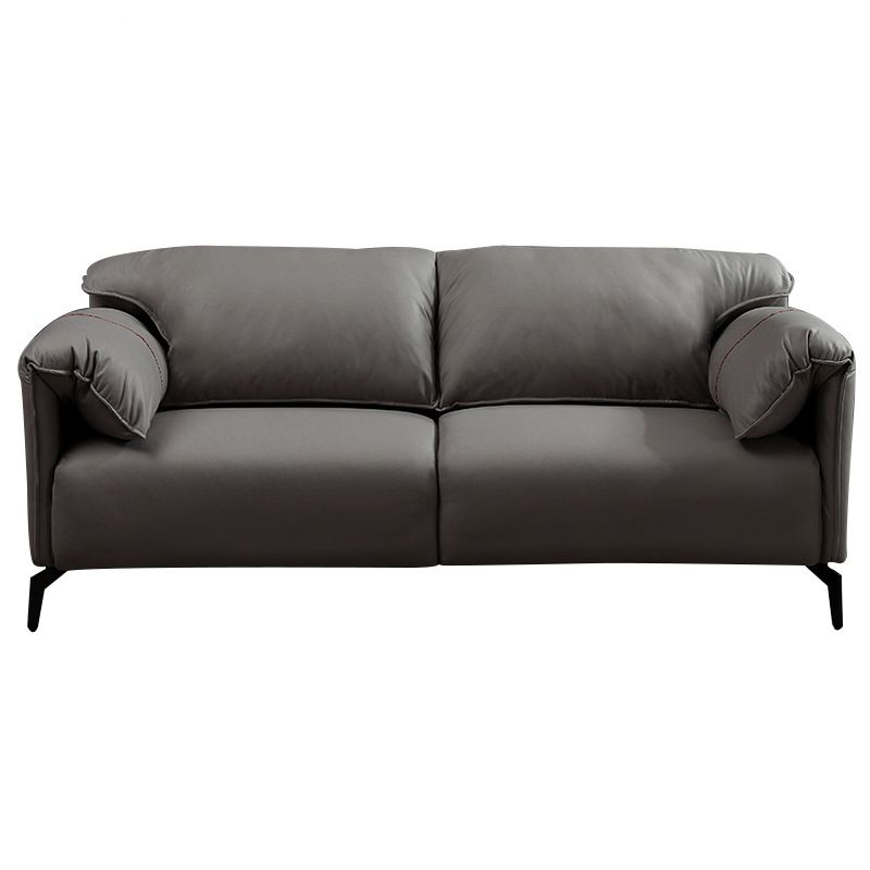 2-3 Seater 29.5"H Faux Leather Pillow Top Arm Sofa for Living Room Clearhalo 'furn' 'furn_sofas' 'Furniture' 'furniture_sofas' 'Living Room Furniture' 'Sofa' 'sofas' 1200x1200_2bfb54fc-bfe6-4ddc-adc2-ac514ce524f5