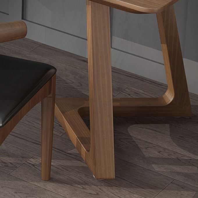 Scrivania di scrittura in legno di pino rettangolare contemporanea scrivania per casa