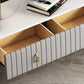 Northern European Rock Board TV Cabinet Simple Modern Light Luxury TV Stand Clearhalo 'furn' 'furn_tv_stands_entertainment_centers' 'Furniture' 'Living Room Furniture' 'TV Stands & Entertainment Centers' 'TV Stands & Media Storage Furniture' 'tv_stands_entertainment_centers' 1200x1200_2c0176c5-4cbe-4e67-a443-e2bc028be2cb