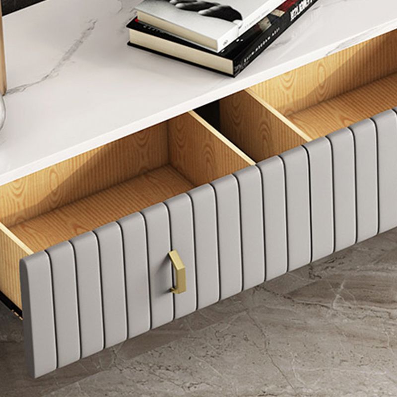 Northern European Rock Board TV Cabinet Simple Modern Light Luxury TV Stand Clearhalo 'furn' 'furn_tv_stands_entertainment_centers' 'Furniture' 'Living Room Furniture' 'TV Stands & Entertainment Centers' 'TV Stands & Media Storage Furniture' 'tv_stands_entertainment_centers' 1200x1200_2c0176c5-4cbe-4e67-a443-e2bc028be2cb