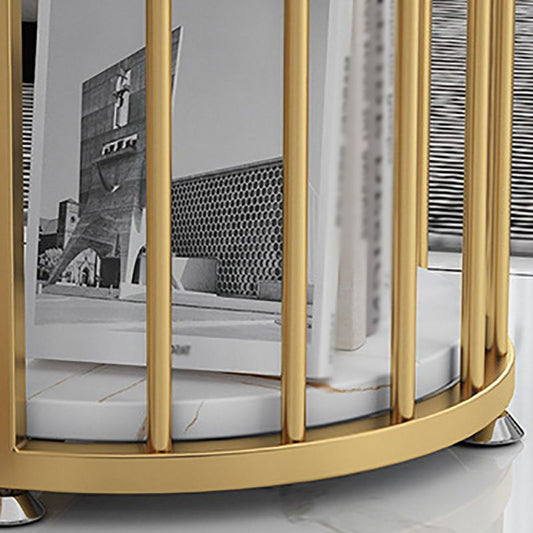 Modern Storage Stone Counter Height Table Double Pedestal Pub Height Dining Table Clearhalo 'Bar Furniture' 'Bar Tables' 'bar_tables' 'furn' 'furn_bar_tables' 'Furniture' 'furniture_bar_tables' 'Kitchen & Dining Furniture' 1200x1200_2c01fb02-7716-45c2-a498-79e7391b3f84