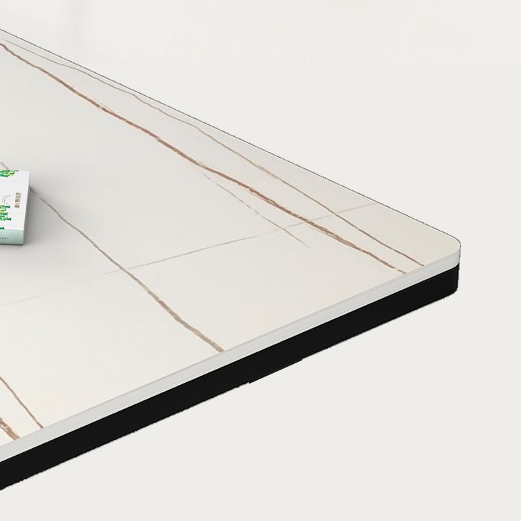 Dining Room Set Nordic Sintered Stone Rectangular Dining Table with Trestle Base Clearhalo 'Dining Room Sets' 'Dining Tables & Seating' 'dining_room_set' 'furn' 'furn_dining_room_set' 'Furniture' 'furniture_dining_room_set' 'Kitchen & Dining Furniture' 'kitchen&dining_furn' 'kitchen' 1200x1200_2c021080-1fd2-43d0-b4cb-b7342c227aa8