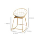 Faux Leather Dining Stools Low Back Bar Stools with Metal Base Clearhalo 'Bar Furniture' 'Bar Stools' 'bar_stools' 'furn' 'furn_bar_stools' 'Furniture' 'Kitchen & Dining Furniture' 1200x1200_2c03d293-e874-4bfd-8b60-587a98b3dce8