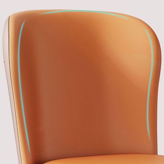 Nordic Glam Style Metal Chairs Dining Armless Chair for Kitchen Clearhalo 'Dining Chairs' 'Dining Tables & Seating' 'dining_chair' 'furn' 'furn_dining_chair' 'Furniture' 'furniture_dining_chair' 'Kitchen & Dining Furniture' 1200x1200_2c0467ca-ec85-4b3c-af5a-695f140e90ca