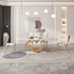 Luxury Sintered Stone Top Dining Set Rectangle 1/4/5/7/9 Pieces Dinette Table Set Clearhalo 'Dining Room Sets' 'Dining Tables & Seating' 'dining_room_set' 'furn' 'furn_dining_room_set' 'Furniture' 'Kitchen & Dining Furniture' 1200x1200_2c047143-e147-47b5-8c96-d4b211fd1b7a