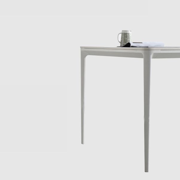 Modern Style Sintered Stone Table 4 Legs Base Rectangle Table for Home Clearhalo ' dining_table' 'Dining Tables & Seating' 'Dining Tables' 'Furniture' 'furniture_dining_table' 'Kitchen & Dining Furniture' 'kitchen&dining_furn' 'kitchen' 'kitchen_dining_table' 1200x1200_2c06d182-3ba8-4deb-b000-64ba5a09975c