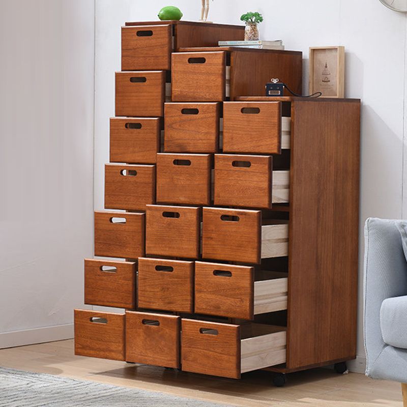 Solid Wood Rectangle Accent Chest with Drawers Chest 7.87" Long Clearhalo 'Cabinets & Chests' 'cabinets_chests' 'furn' 'furn_cabinets_chests' 'Furniture' 'Living Room Furniture' 1200x1200_2c07278d-3316-4823-b65c-efa0eb97b47e