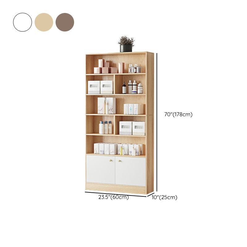 Contemporary Rectangle Wooden Cabinet with Shelves Storage Cabinet Clearhalo 'Cabinets & Chests' 'cabinets_chests' 'furn' 'furn_cabinets_chests' 'Furniture' 'Living Room Furniture' 1200x1200_2c08e2c3-63d2-49a0-bf71-38add78850d5