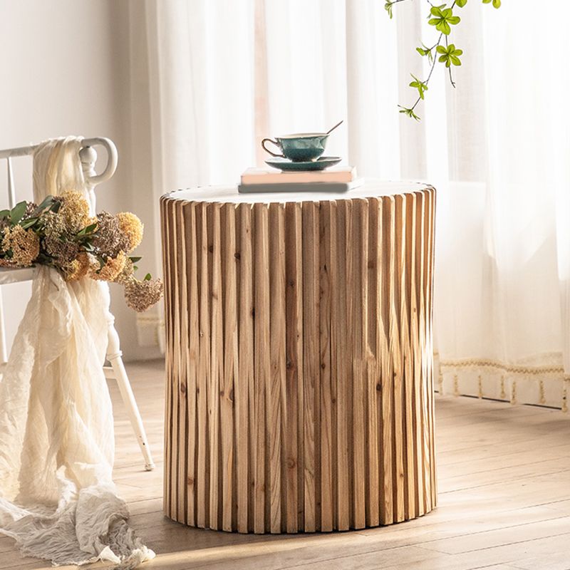 Modernistic Round Solid Wood Side Table Rustic Tree Stump Side End Snack Table Clearhalo 'Coffee & Accent Tables' 'End & Side Tables' 'end_side_tables' 'furn' 'furn_end_side_tables' 'Furniture' 'Living Room Furniture' 1200x1200_2c0ee0a0-5d3e-47ab-8c62-932536d86316