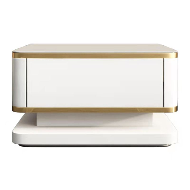 Glass Top Media Console for Living Room Glam Polish Finish TV Media Stand Clearhalo 'furn' 'furn_tv_stands_entertainment_centers' 'Furniture' 'Living Room Furniture' 'TV Stands & Entertainment Centers' 'TV Stands & Media Storage Furniture' 'tv_stands_entertainment_centers' 1200x1200_2c0fcb06-51d6-4e27-ab28-694410a89503