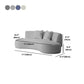 Contemporary Standard Armless Sofa Curved Sofa for Living Room, Apartment