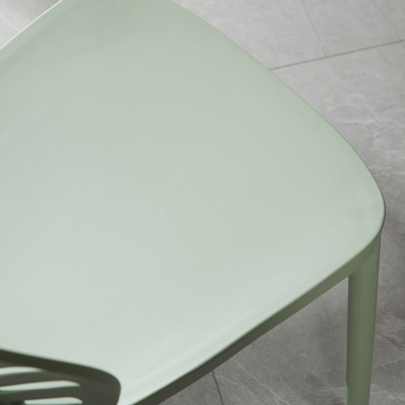 Home Contemporary Side Chair Open Back Shell-shaped Plastic Dining Room Chair Clearhalo ' kitchen&dining_furn' 'Dining Chairs' 'Dining Tables & Seating' 'dining_chair' 'Furniture' 'furniture_dining_chair' 'Kitchen & Dining Furniture' 'kitchen' 1200x1200_2c121663-9a54-4cf5-a161-a92e183fdd05