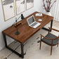 Industrieel vast hout schrijfde bureau Sled Base rechthoekige kantoorbureau