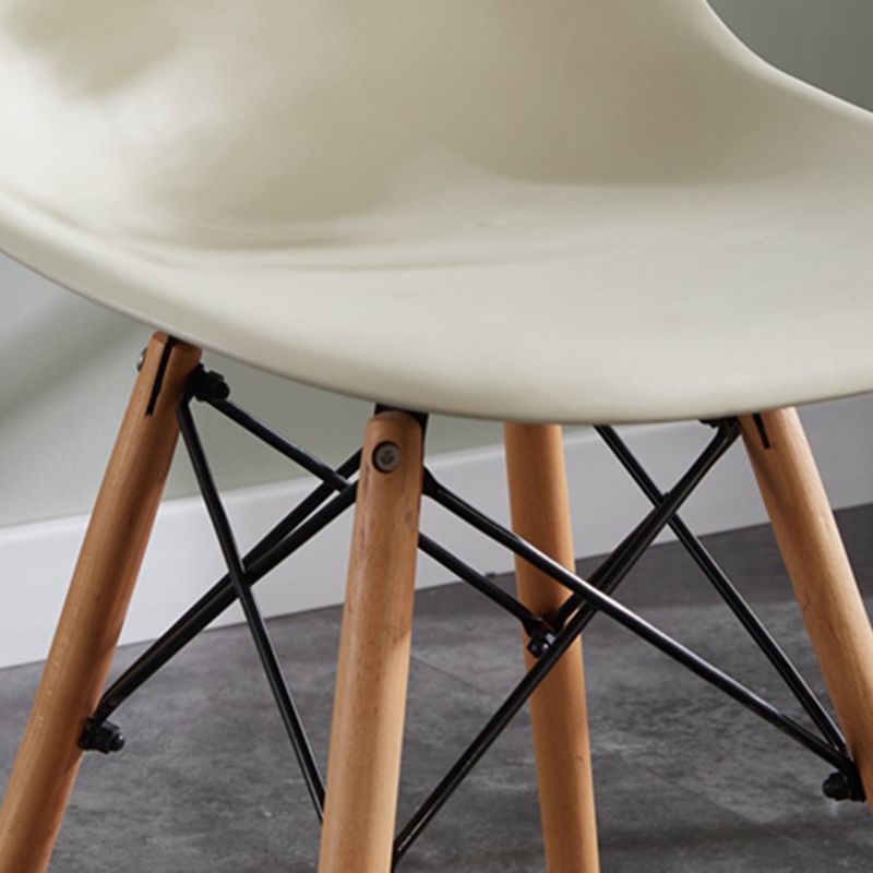 Wood Contemporary Modern Kitchen Dining Side Chair Solid Back Chair Clearhalo ' kitchen&dining_furn' 'Dining Chairs' 'Dining Tables & Seating' 'dining_chair' 'Furniture' 'furniture_dining_chair' 'Kitchen & Dining Furniture' 'kitchen' 1200x1200_2c15ac63-2735-45e6-a83f-fc9ab537b0f8