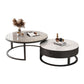 Slate Coffee Cocktail Table Frame Coffee or End Table with Storage Drawers Clearhalo 'Coffee & Accent Tables' 'Coffee Tables' 'coffee_tables' 'furn' 'furn_coffee_tables' 'Furniture' 'Living Room Furniture' 1200x1200_2c15f743-9dfb-4265-823c-1d936af48091