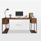 Hedendaagse massief houten bureau 30-inch H Computer Desk in Brown