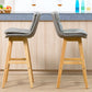 Leather Bucket Bar Stool Low Back Modern Indoor Counter Stool with Wood Legs Clearhalo 'Bar Furniture' 'Bar Stools' 'bar_stools' 'furn' 'furn_bar_stools' 'furniture_bar_stools' 'Kitchen & Dining Furniture' 'kitchen&dining_furn' 'kitchen' 'kitchen_furn' Furniture' 1200x1200_2c162ad8-8955-4245-9218-2eef71c039cc