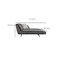 Modern Cushioned Chaise Lounge Leather Recessed Arms Chaise with Pillow Clearhalo 'Chairs & Seating' 'Chaise Lounge' 'chaise_lounge' 'furn' 'furn_chaise_lounge' 'Furniture' 'Living Room Furniture' 1200x1200_2c168b17-e9e9-46a7-aac3-140452d1eac7