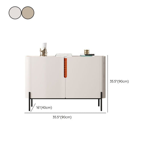 Glam Buffet Server Stone Storage Dining Server con porte per sala da pranzo