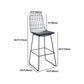Glam Living Room Counter Set 1/2/3/4/7 Pieces Rectangle Trestle Bar Pub Table Set Clearhalo 'Bar Furniture' 'furn' 'furn_home_bar_bar_sets' 'Furniture' 'Home Bars & Bar Sets' 'home_bar_bar_sets' 'Kitchen & Dining Furniture' 1200x1200_2c1a19f6-2e92-420c-86fa-11728e9f067e