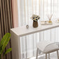 Modern White Bistro Bar Table Rectangle Solid Wood Bar Table for Home Clearhalo 'Bar Furniture' 'Bar Tables' 'bar_tables' 'furn' 'furn_bar_tables' 'Furniture' 'Kitchen & Dining Furniture' 1200x1200_2c1ad449-69e9-412a-b2d6-00a77ded972c