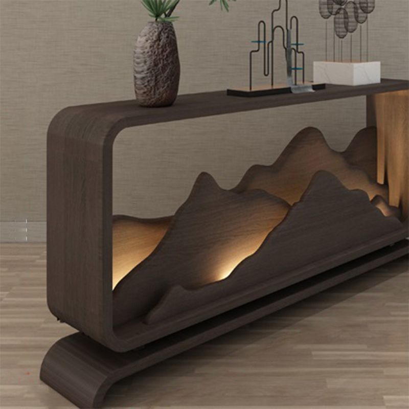 Tavolo della console contemporanea a forma di rettangolo