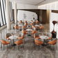 Round Shape Minimalist Dining Table White Fixed Table of Sintered Stone Clearhalo ' dining_table' 'Dining Tables & Seating' 'Dining Tables' 'furn' 'furn_dining_table' 'Furniture' 'furniture_dining_table' 'Kitchen & Dining Furniture' 'kitchen&dining_furn' 'kitchen' 'kitchen_dining_table' 1200x1200_2c1b9c11-bc26-4dfc-8220-a957389fa60c