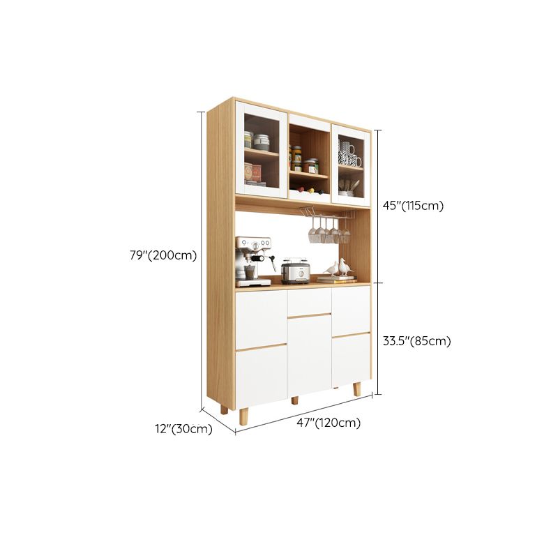 Armadio da pranzo a pranzo contemporaneo per la pranzo in legno per sala da pranzo