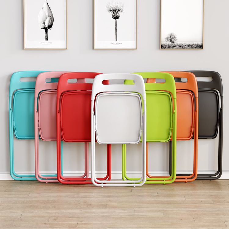 Modern Indoor-Outdoor Chair Metal Home Folding Open Back Dining Side Chair Clearhalo ' kitchen&dining_furn' 'Dining Chairs' 'Dining Tables & Seating' 'dining_chair' 'furn' 'furn_dining_chair' 'Furniture' 'furniture_dining_chair' 'Kitchen & Dining Furniture' 'kitchen' 1200x1200_2c200032-9b37-4c07-9e64-1c40664c8643