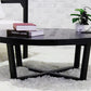 Solid Wood and Metal Coffee Table Home Round Coffee Desk in Black Clearhalo 'Coffee & Accent Tables' 'Coffee Tables' 'coffee_tables' 'furn' 'furn_coffee_tables' 'Furniture' 'Living Room Furniture' 1200x1200_2c201dc1-70c8-4a7e-806c-0655d28b8ebc