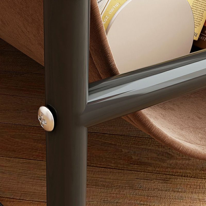 Tavolo da slitta per finestre di stoccaggio modernistica per soggiorno con base metallica