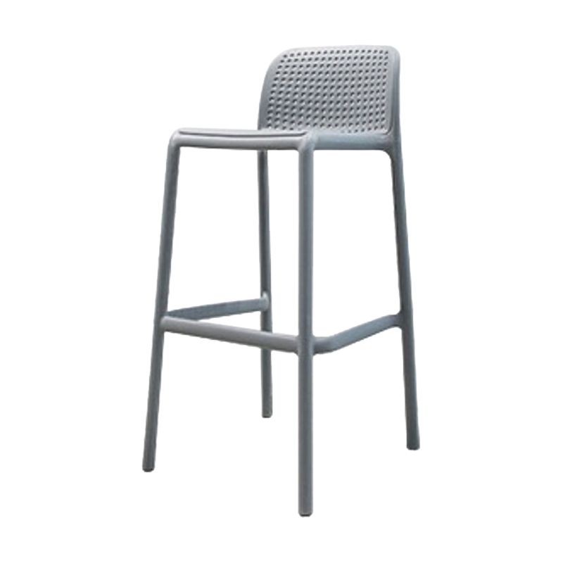 Contemporary Bar-stool Plastic Counter Bar Stool with Plastic Legs for Home Clearhalo 'Bar Furniture' 'Bar Stools' 'bar_stools' 'furn' 'furn_bar_stools' 'Furniture' 'furniture_bar_stools' 'Kitchen & Dining Furniture' 1200x1200_2c223470-1d8e-4bc8-9797-944fb253f60b