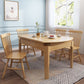 Modern Style Solid Wood Dining Table Rectangle Home Table with 4 Legs for Home Clearhalo ' dining_table' 'Dining Tables & Seating' 'Dining Tables' 'furn' 'furn_dining_table' 'Furniture' 'furniture_dining_table' 'Kitchen & Dining Furniture' 'kitchen&dining_furn' 'kitchen' 'kitchen_dining_table' 1200x1200_2c22e1a4-3c8a-4c28-b398-033971deab9d