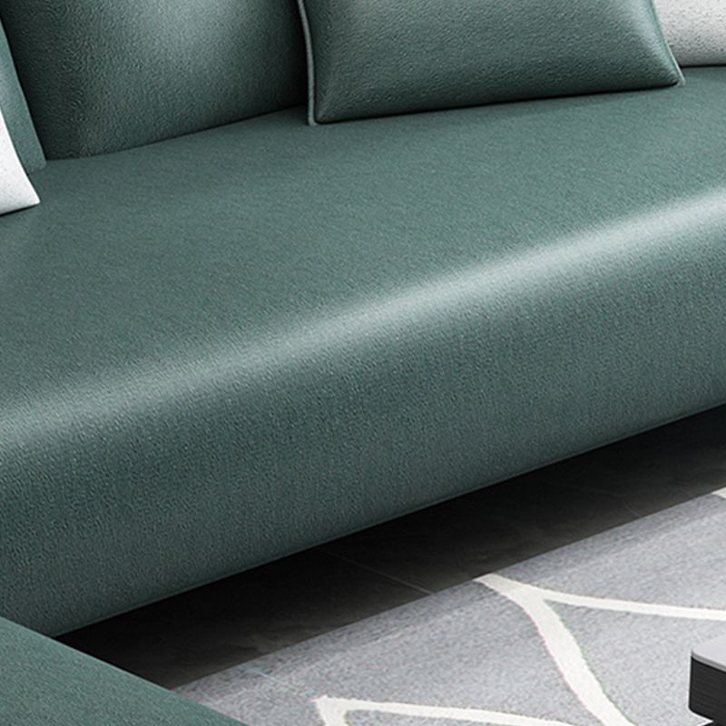 Moderni 4 cuscini posteriori sezionali con cuscino braccia per soggiorno